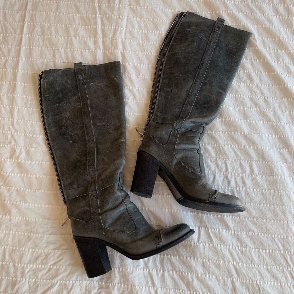 Charles David 3" Leather Tall Boots